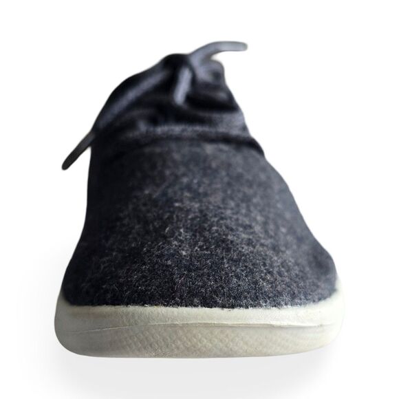 Allbirds Wool Runners Women's Size 8 Black Gray Merino Wool Sneakers Lace Up EUC - Picture 3 of 12